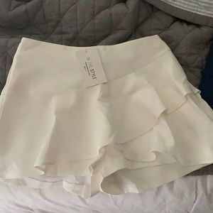 White Skort